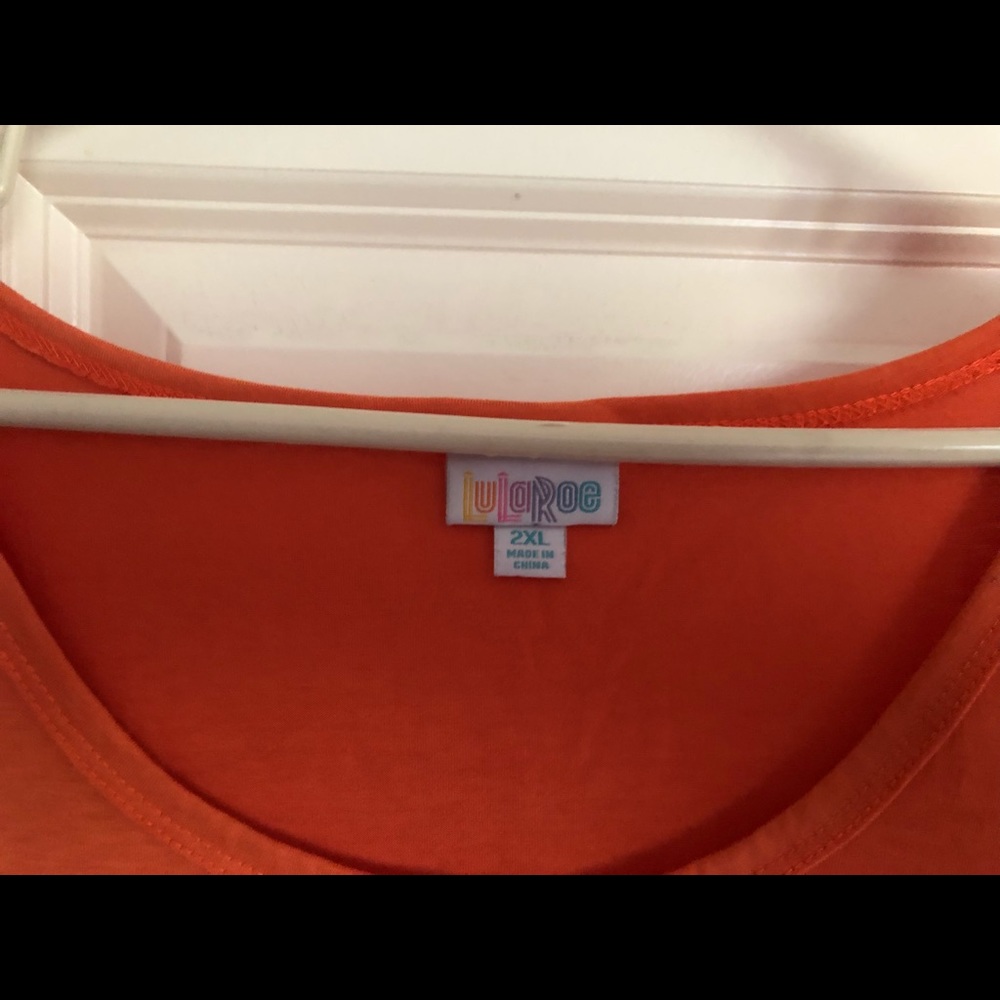 2 LulaRoe classic T shirts in 2xl